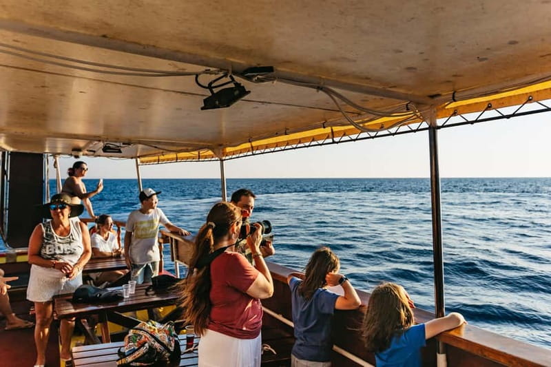 3hours Dolphin Sunset watching with unlimited drinks +dinner - Seeing the Porer lighthouse from the sea