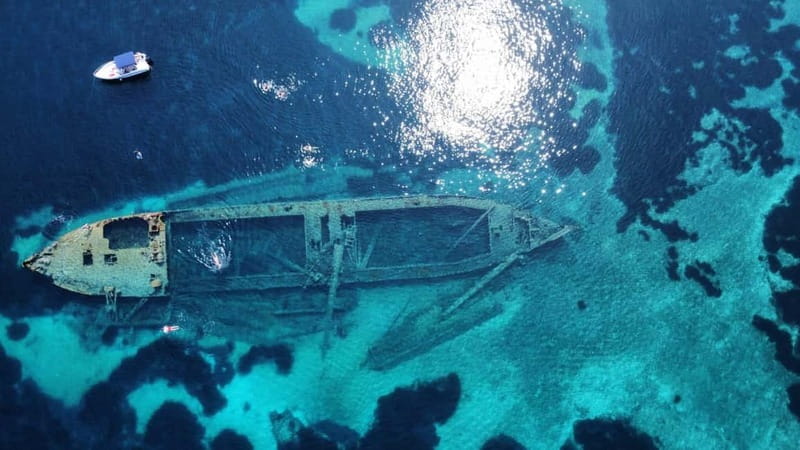 4 Jewels of Zadar, Dugi otok, sunken ship - Half day - Snorkeling above the sunken ship Ledenik