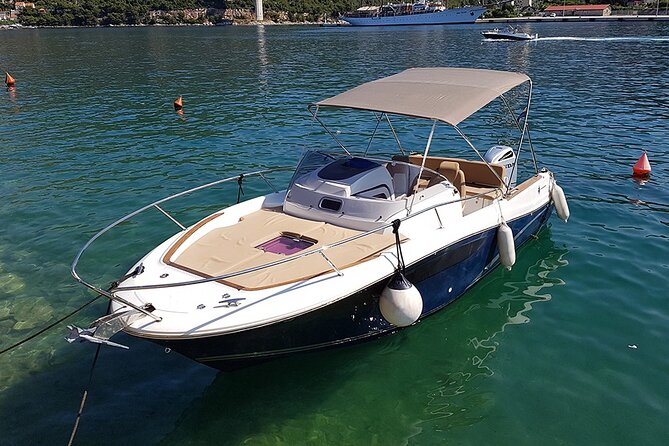 4h / 6h / 8h Elaphite Islands Tour with 7.5m/24FT SunDeck Boat - Kolocep’s Blue Cave Comes First