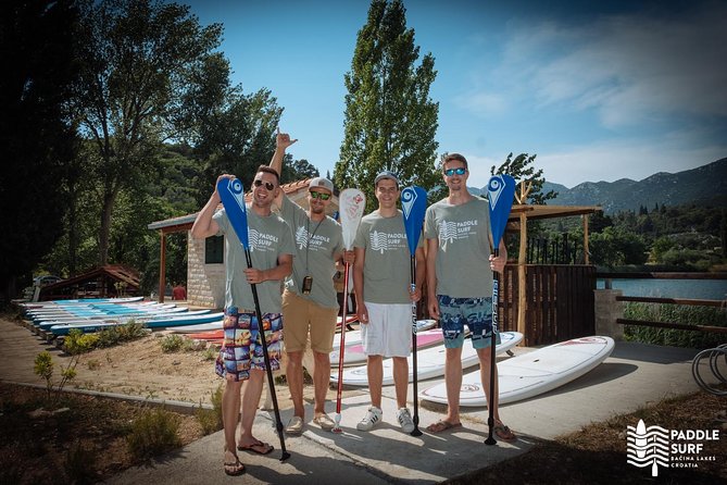 Bacina Lakes Stand-Up Paddle Board Tour - The return paddle and beach bar finish