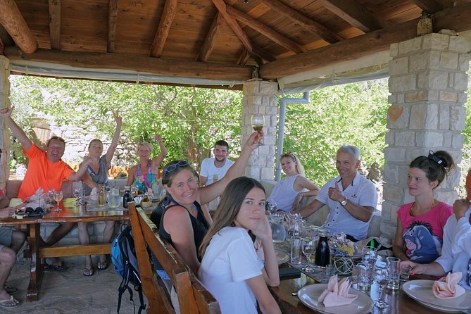 Best of Korcula island winery's by 4X4 Canam buggys with lunch - Lunch at a private family estate in the vineyards