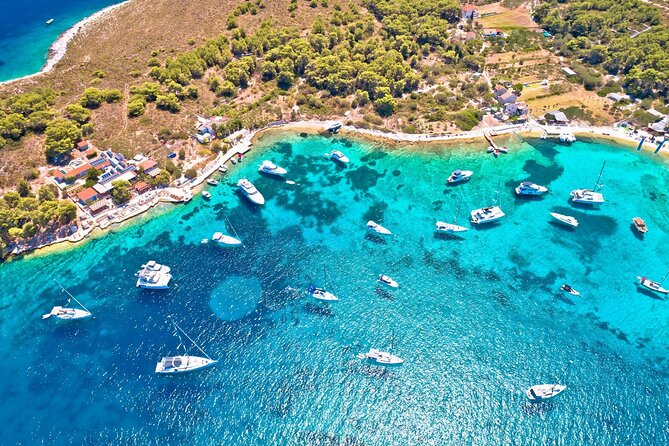 Blue and Green Cave Speedboat Excursion from Hvar Town - Green Cave on Ravnik Island