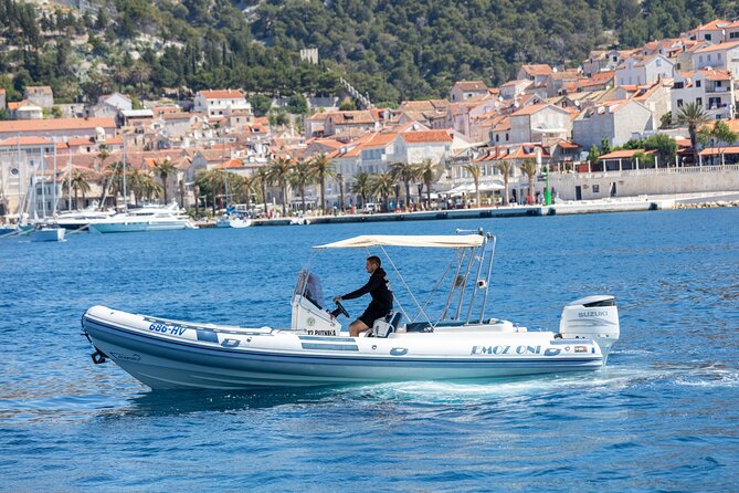 Blue and Green Cave Speedboat Excursion from Hvar Town - Budikovac Island’s shifting turquoise lagoon