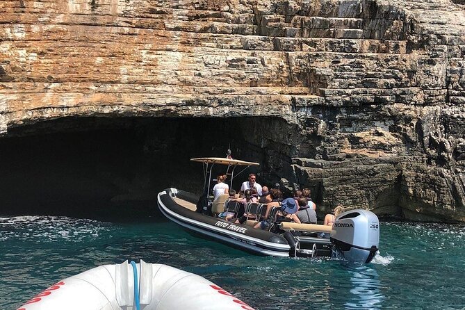 Blue Cave & 6 Islands Speedboat Tour From Split or Podstrana - The Blue Lagoon view and Pakleni Islands