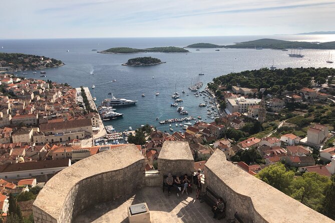 Blue Cave and Town Hvar with 5 Island Boat Tour - The submarine shelter near Vis