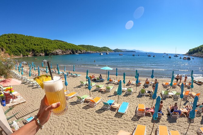 Blue Cave, Green Cave & Lopud Beach small group Speed boat Tour - Šunj Beach on Lopud Island