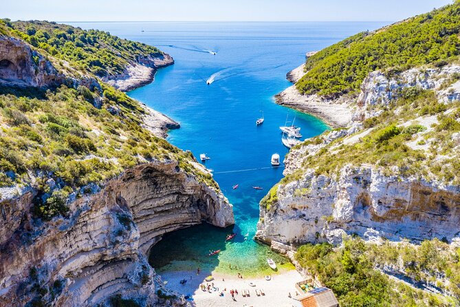 Blue Cave & Island Escape: A Unique 6-Island Adventure from Split - Stiniva Cove, a beach reached from the sea