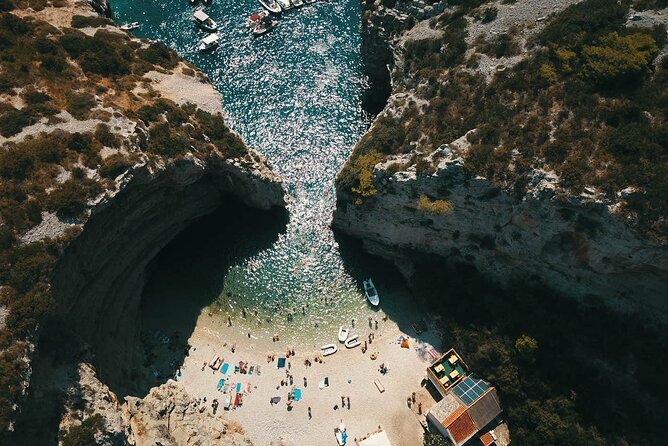 Blue Cave & Vis Island speedboat tour from Hvar - Green Cave on Ravnik