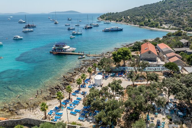 Blue Lagoon & 3 Islands Cruise with Lunch from Split - Čiovo starts the swimming day