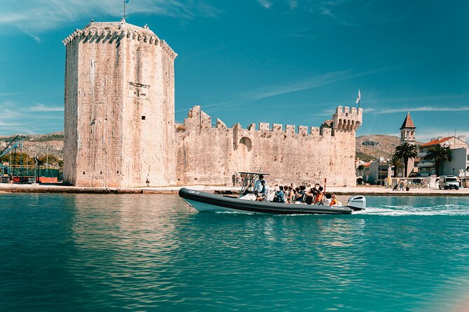 Blue Lagoon & 3 Islands Small-Group Speedboat Tour - Setting Out From Split on a Fast Boat