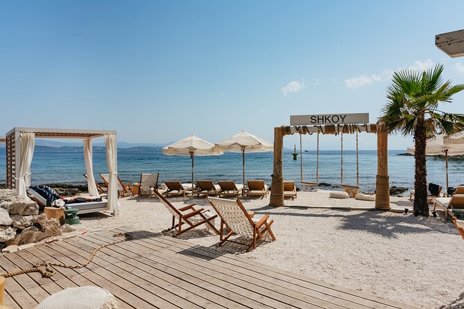 Blue Lagoon & 3 Islands Small-Group Speedboat Tour - Trogir: One Hour in a Medieval Coastal Town
