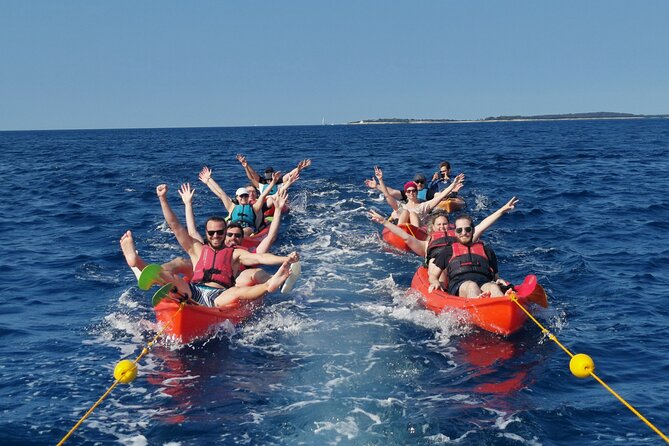 BOAT & KAYAK! Sea Adventure - Snorkeling & Cliff Jumps - Why this Pula sea adventure works so well