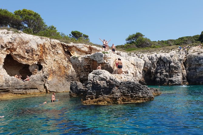 Boat tour swimming snorkeling south Istria Kamenjak Premantura - Leaving Pula for southern Istria