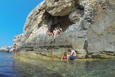 Boat tour swimming snorkeling south Istria Kamenjak Premantura