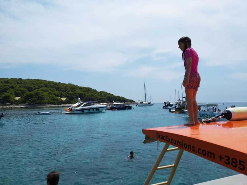 Brač: Blue Cave Island Hopping Luxury Tour - Swimming at Budikovac’s Blue Lagoon