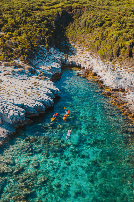 Cape Kamenjak: Kayak Tour with Cave Experience - The optional cliff jump at Cape Kamenjak