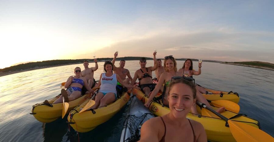 Cape Kamenjak: Sunset Kayak/SUP Wine Tour - Ceja Island brings the best views