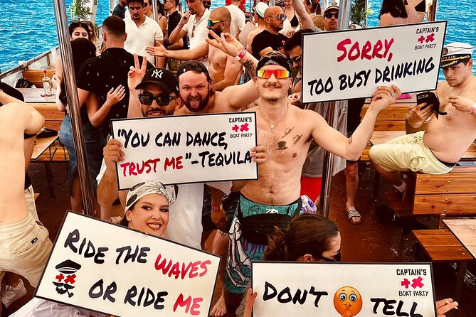 Captain’s Boat Party Split–Blue Lagoon Swim Stop + Free Shots &DJ - The Blue Lagoon swim stop
