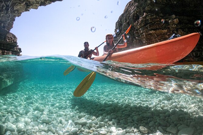 Cave exploring by kayak - The best parts of this three-hour coastal outing