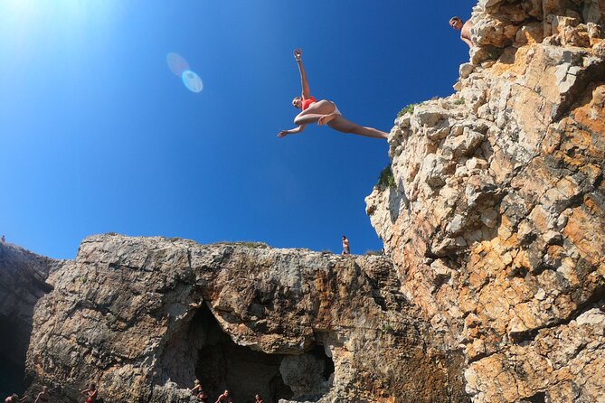 Cave exploring by kayak - Swimming into the cave, not kayaking inside