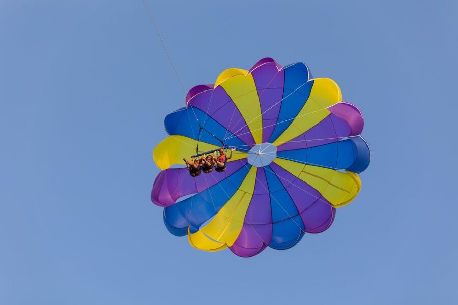 Cavtat: Parasailing - The View Is The Main Prize