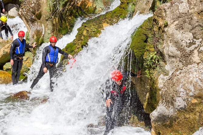 Cetina River Extreme Canyoning Adventure from Split or Zadvarje - Swimming, floating, sliding, and climbing through the river