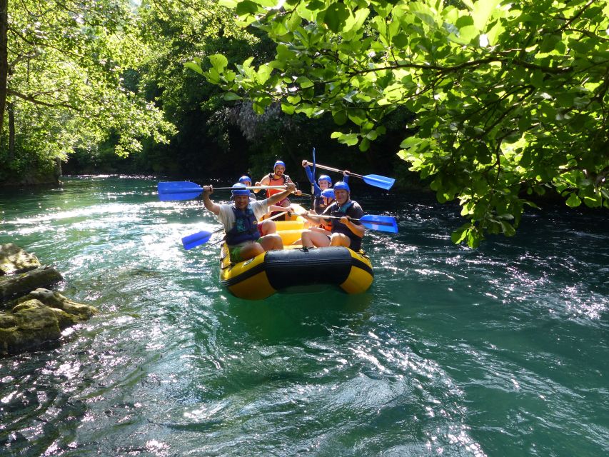 Cetina River: Rafting and Cliff Jumping Tour - The small beach finish