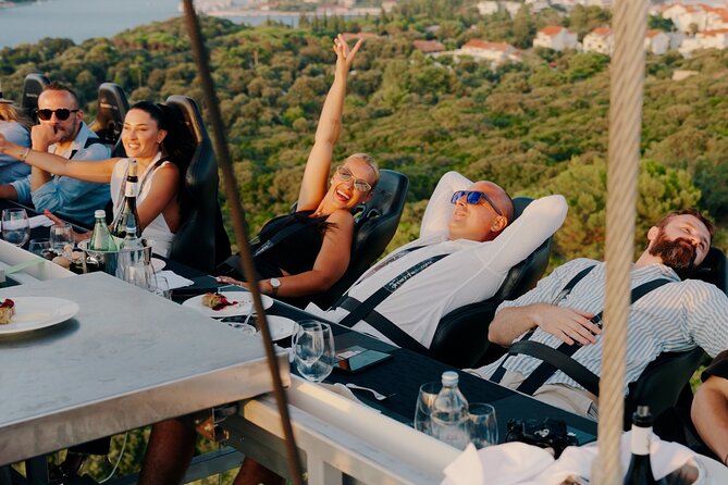 Dinner in the Sky Dubrovnik - Dine 50m above ground - The Three-Course Meal and One-Hour Cooking Show