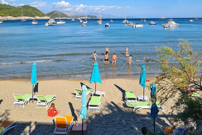 Dubrovnik Blue Cave, Green Caves, Sandy Beach, Old Town Panorama - Two hours at Šunj Beach