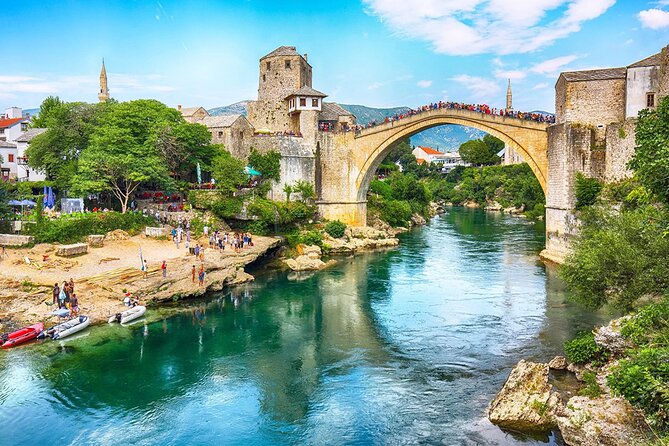 Dubrovnik Day Tour: Explore Mostar & Kravice Waterfalls in Bosnia - Time management, crowds, and summer heat