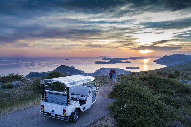 Dubrovnik E-Tuk Tuk Sunset Tour to Mount Srd - Three stops across Mount Srd