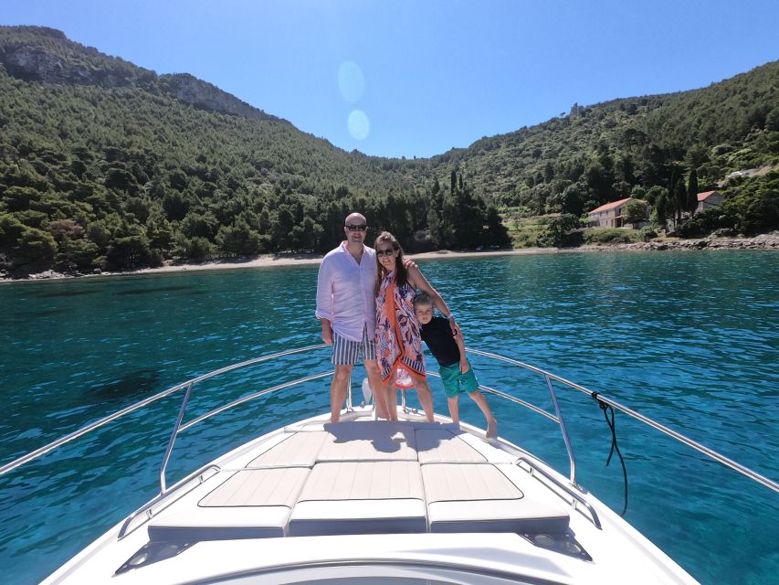 Dubrovnik: Elaphite Islands Private Speedboat Full-Day Tour - The first quiet bay and the ride to Šipan