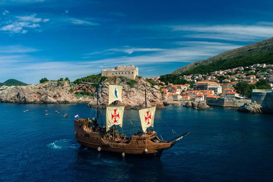 Dubrovnik: Galleon Sunset Cruise with a Live Guide & Drink - Seeing Dubrovnik’s Walls From the Adriatic