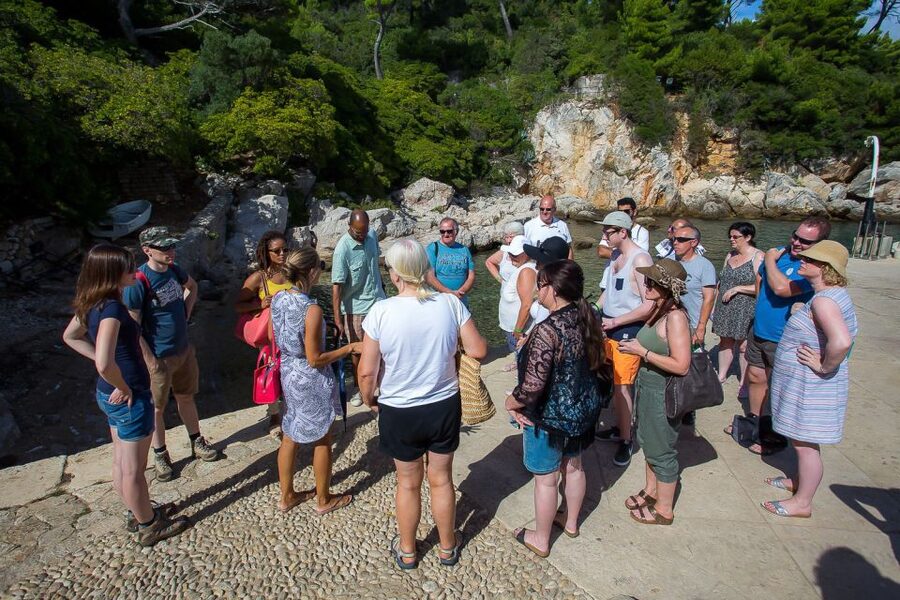 Dubrovnik: Game of Thrones&Lokrum Island Walking Tour - The ferry to Lokrum changes the rhythm