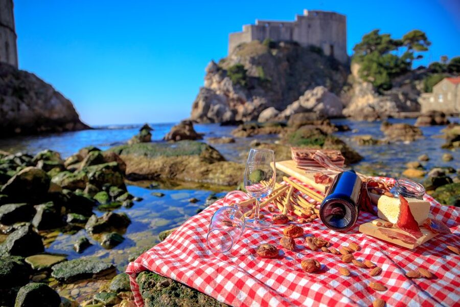 Dubrovnik Gastronomy: 3-Hour Food and Wine Tour - Dessert inside the ancient walls
