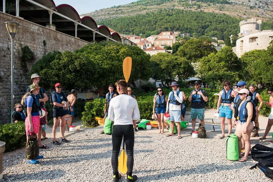 Dubrovnik: Guided Sea Kayaking and Snorkeling Tour - Paddling toward Lokrum and the Old Town walls