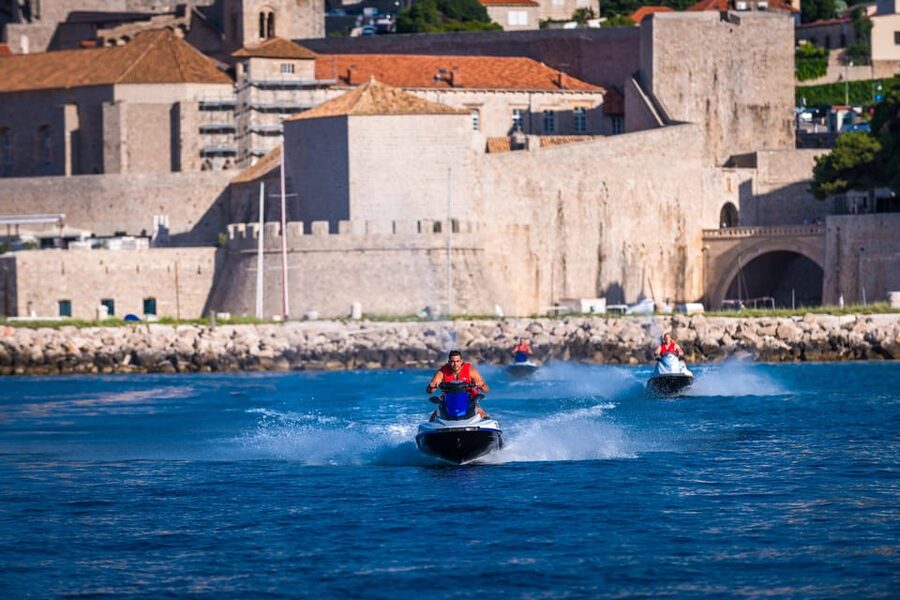 Dubrovnik: Jet Ski Tour - Banje Beach and the first coastal views