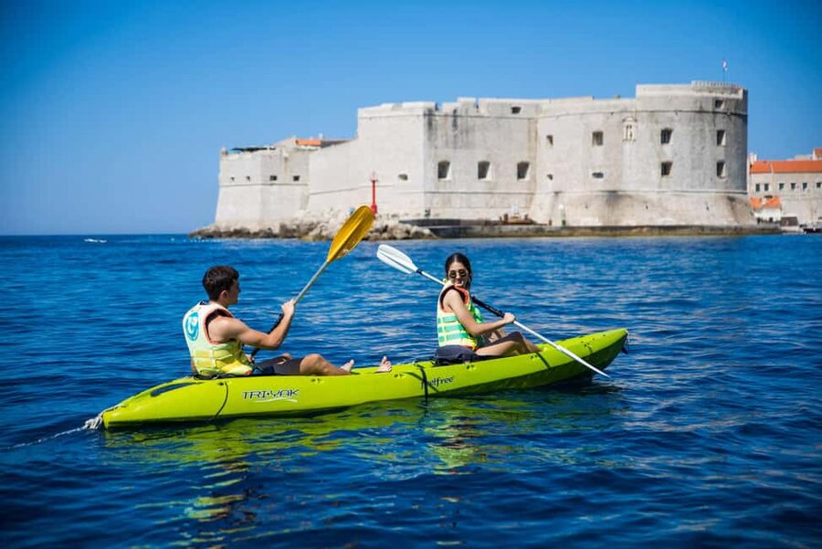 Dubrovnik: Kayak Rental - Starting at Banje Beach beside Dubrovnik’s Old Town