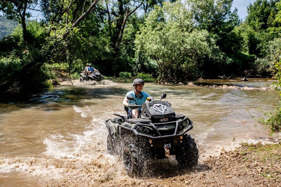 Dubrovnik: Kojan Koral ATV Quad Safari with transport - Across fields, wetlands, and the Ljuta River