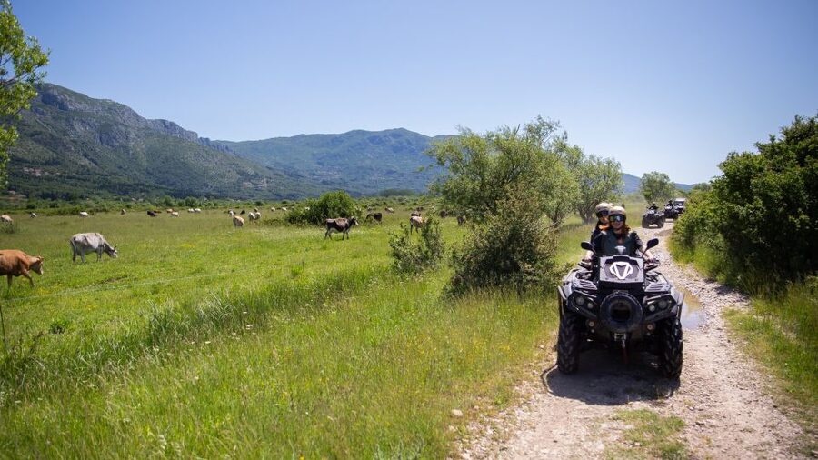 Dubrovnik: Kojan Koral ATV Quad Safari with transport - Čilipi gives the ride a welcome pause
