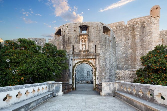 Dubrovnik Old City Walls Private Tour - Churches, gates, and views toward Lokrum