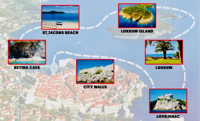 Dubrovnik or Cavtat: Lokrum Island and Betina Cave Boat Tour - A half-day route with plenty of sea time