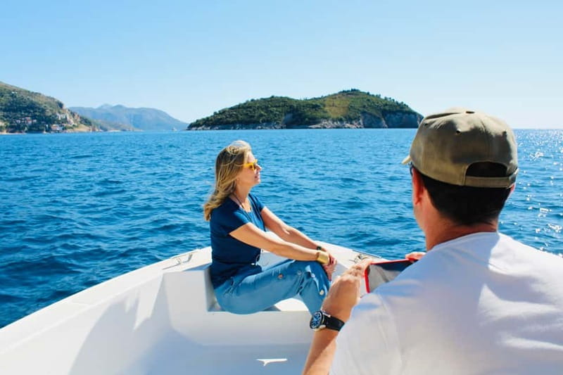 Dubrovnik or Cavtat: Lokrum Island and Betina Cave Boat Tour - St. Jacob’s Beach, a short scenic swim