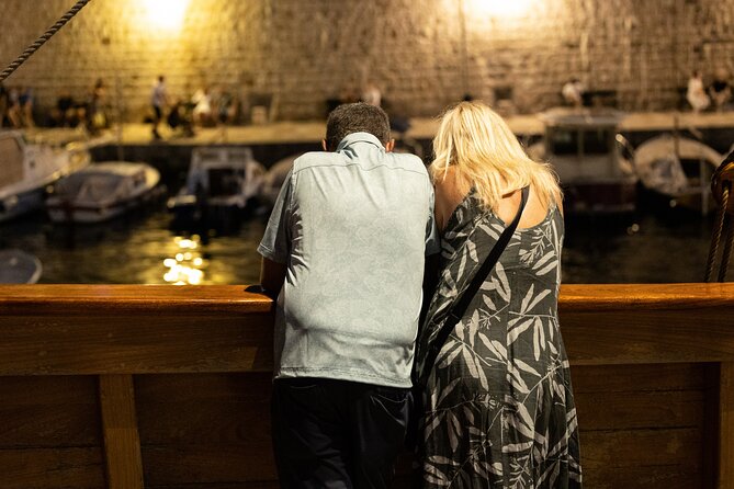 Dubrovnik Panoramic Night Cruise with Karaka - Leaving Mali Muo at the old city port
