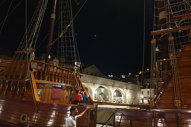 Dubrovnik Panoramic Night Cruise with Karaka - Seeing the city walls from the Adriatic