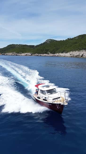 Dubrovnik: Private Boat Rental for Parties & Alcohol - Swimming and snorkeling at the first stop
