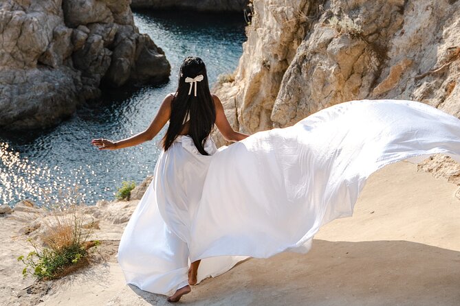 Dubrovnik: Private Flying Dress Photoshoot Experience - Rector’s Palace: a change of mood