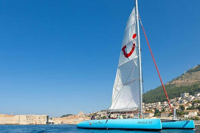 Dubrovnik Sunset Catamaran Cruise with drinks - Setting off from Gruz Port at 3:45 pm