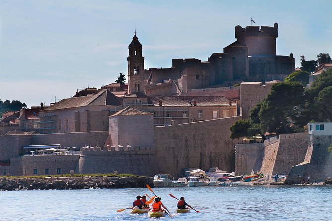 Dubrovnik: Sunset Kayaking & Snorkeling with water &wine - Betina Cave and the swimming break