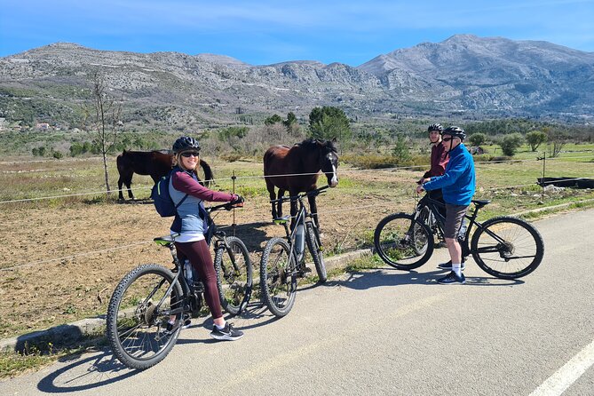 E-Bike Tour + Gourmet Lunch + Wine Tasting (Small Group) - Old mill, local sweets, and liqueurs in Ljuta